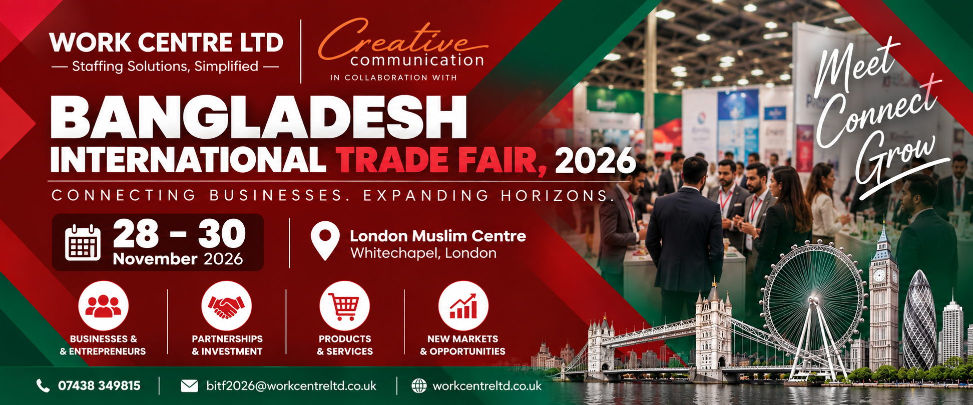 Bangladesh International Trade Fair, 2026 event banner
